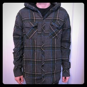 EMPYRE | HOODED FLANNEL SHIRT